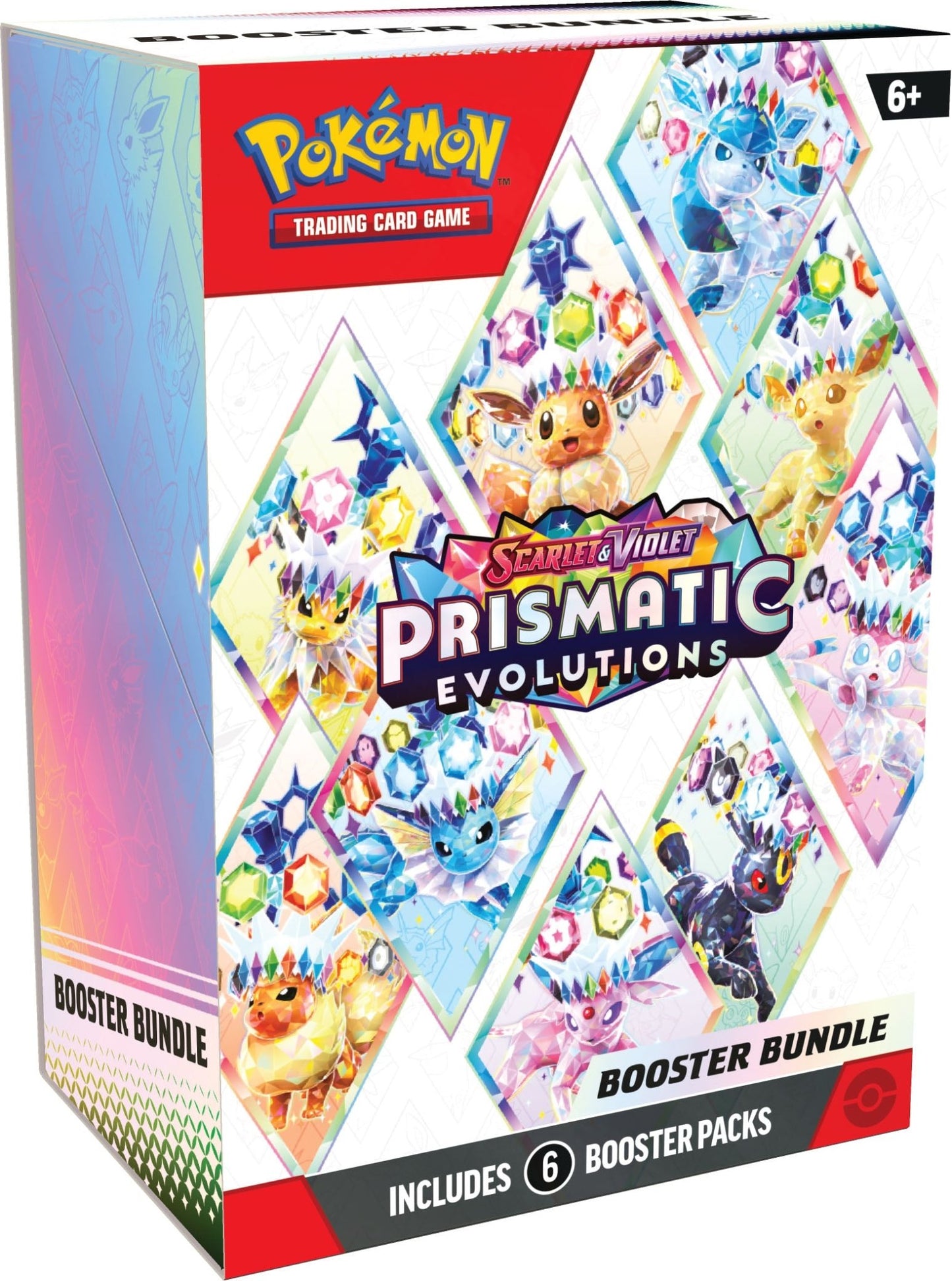 Prismatic Evolution Booster bundle - Pokemon Scarlet and Violet - 6 booster packs - Pocko Monsters