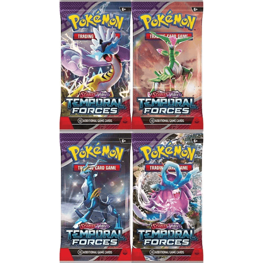 Temporal Forces: Booster Pack - Artset bundle! 4 booster packs! - Pocko Monsters