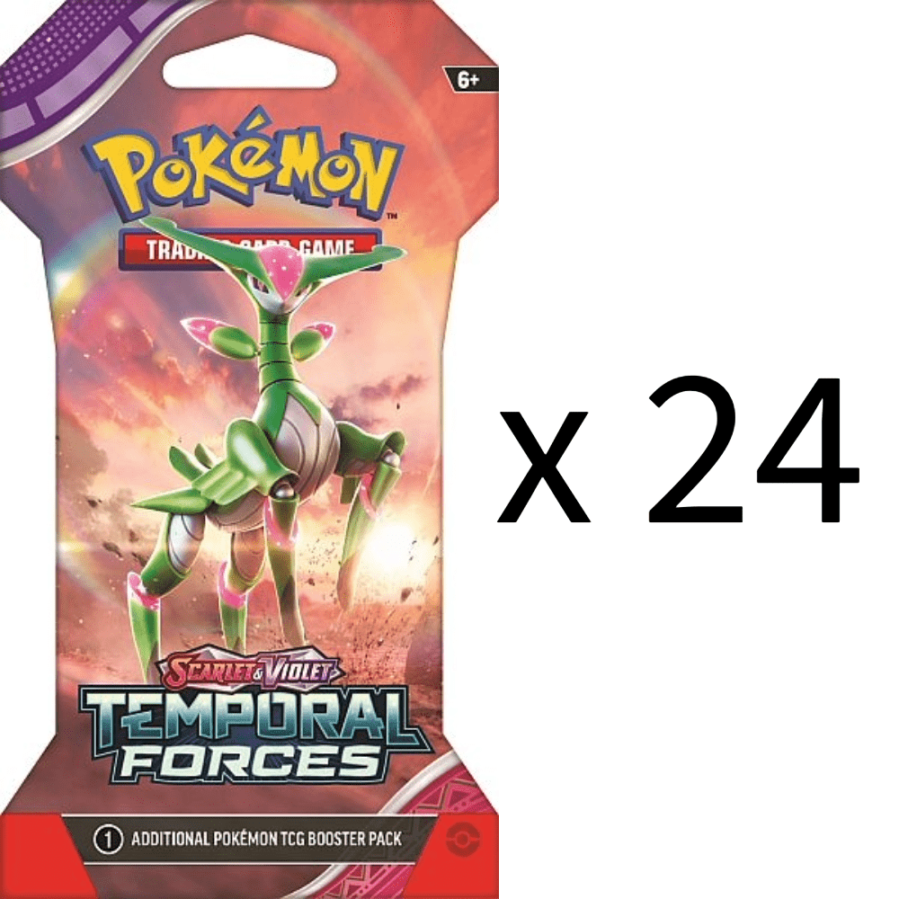 Temporal Forces: Sleeved Booster Pack - 24 packs sealed box - Pocko Monsters