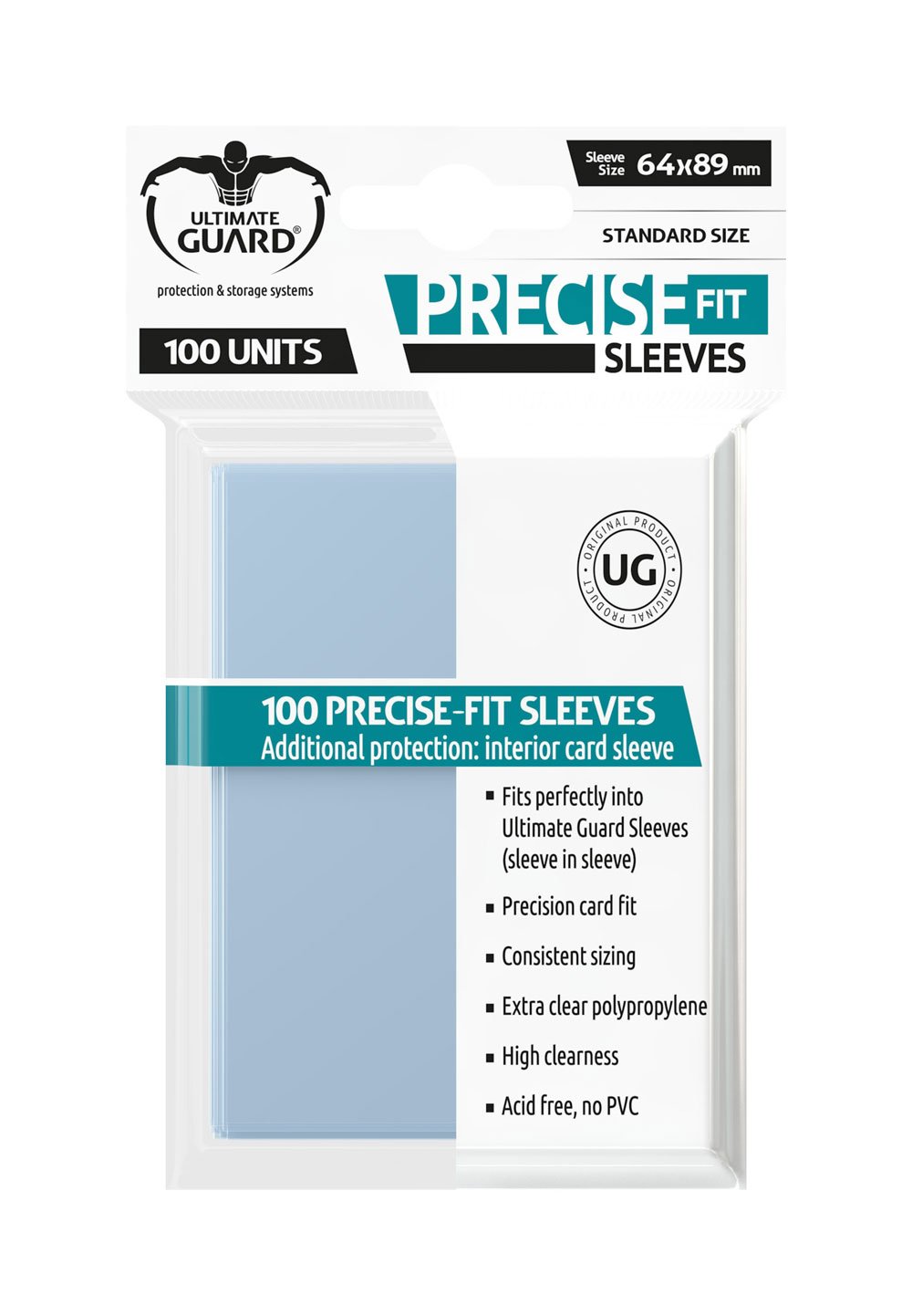 Ultimate Guard Precise - Fit Sleeves Standard Size (100) - Pocko Monsters