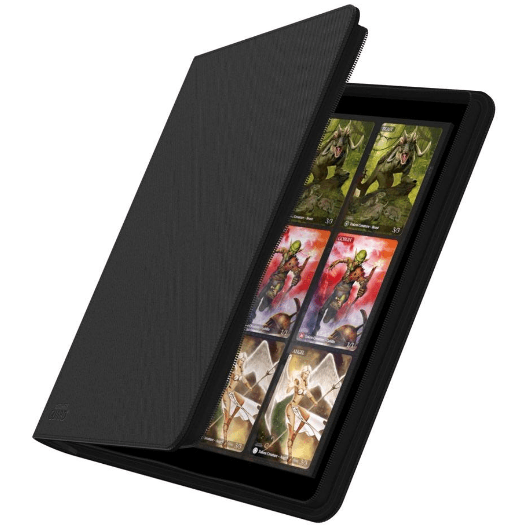 Ultimate Guard Zipfolio 360 24/12 - Pocket Xenoskin - Black - Stor Samlekort mappe - Pocko Monsters