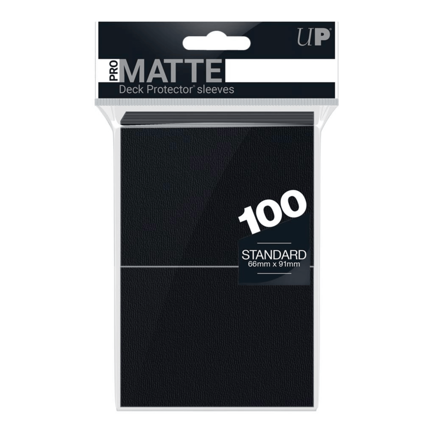 Ultra Pro: Standard Deck Protector - PRO - Matte black (100 Sleeves) - Pocko Monsters