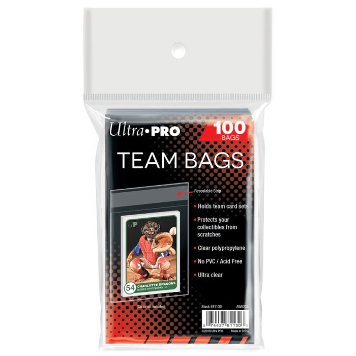 Ultra Pro: Team Bags Resealable (100 stk.) - Pocko Monsters