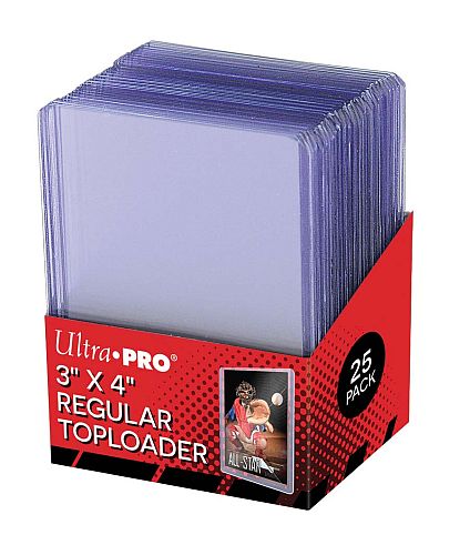 Ultra Pro Toploader: Clear Regular - Box (25 stk.) - Pocko Monsters