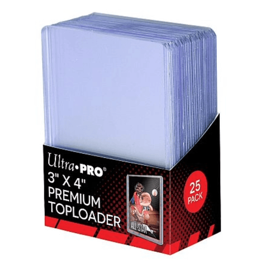 Ultra Pro Toploader: Super Clear Premium - Box (25 stk.) (kopi) - Pocko Monsters